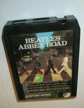 Beatles Abbey Road 8 Track Tape Rare Black Apple 1st Issue