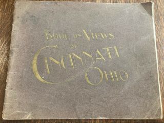 Rare 1904 Views Of Cincinnati Ohio Historical Photo Book