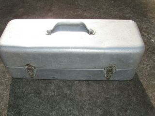 Pre Umco Upper Midwest Mfg Co Fold - A - Tray Aluminum Tackle Box Rare