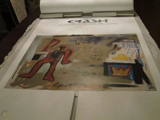 Rare Jean Michel Basquiat Exhibition Print 2010 " Redman " (untitled)