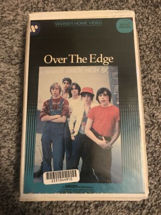 Over The Edge Vhs 1979 (1981 Rare Warner Big Box) Matt Dillon Teen Drama