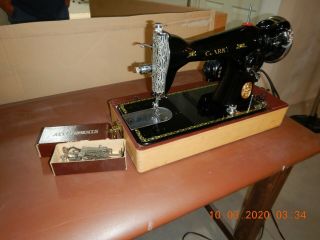 Rare - Vintage Singer Clarks C51374 Portable Sewing Machine - Pre 1956