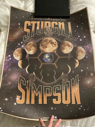 Sturgill Simpson 2015 “metamodern Sounds In Country Music” Rare Poster