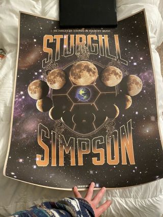 Sturgill Simpson 2015 “Metamodern Sounds In Country Music” Rare Poster 2