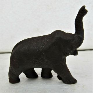 Rare Small Size Cast Iron Elephant Hamilton Oh Foundry Marked