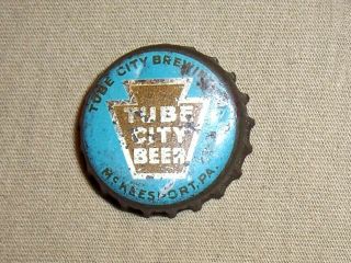 Tube City Beer Pa Tax Plastic Bottle Cap - Mckeesport,  Pa.  Rare Cap