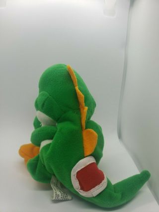 Nintendo 64 Collectibles BD&A Green Yoshi With Red Shoes Plush Beanie 1997 Rare 2
