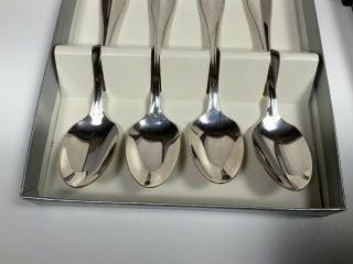 Rogers Oneida King James Demitasse Silverplate Spoons Set Of 8 2
