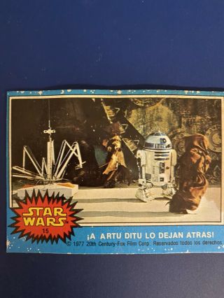 1977 Topps Mexico Star Wars Trading Card 15 Rare Rare Rare