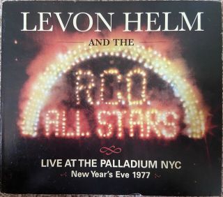 Levon Helm & The Rco All Stars - Live At The Palladium Nyc 1977 - Cd 2006 Rare