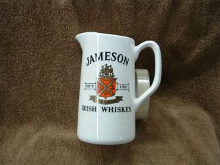 Rare Old English Pub Bar Liquor Pitcher Or Vase Jameson Irish Whiskey