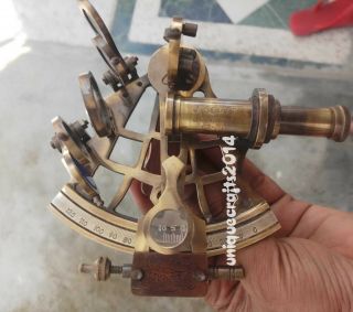 5 " Solid Brass Nautical Sextant Marine Collectible Ship Astrolabe Item.