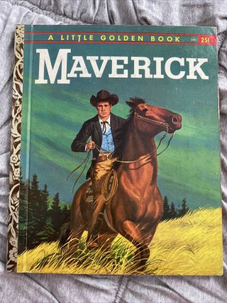 A Little Golden Book - Maverick - 1959 - Rare - Vintage - Exc - Cond