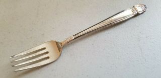 Antique,  Vintage Collectible Fork 6.  75 " Silver Plate - Holmes&edwards Inlaid