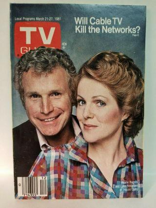 Tv Guide 1981 March 21 Wayne Rogers Lynn Redgrave Of House Calls Donna Dixon