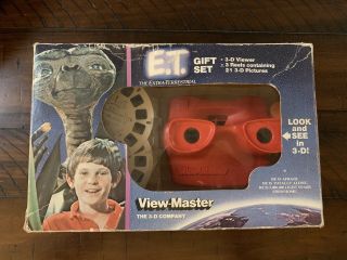 Rare Vintage E.  T.  View Master Gift Set