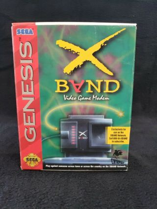 X - Band Video Game Modem Sega Genesis Rare