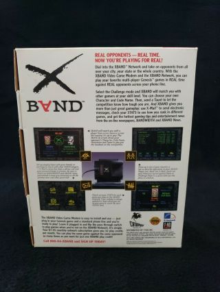 X - Band Video Game Modem SEGA GENESIS RARE 3