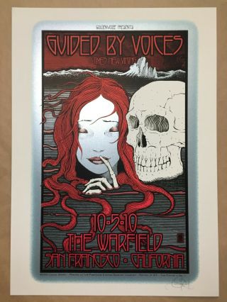 Guided By Voices Poster Chuck Sperry Rare 97/125 Sf 2010 Concert 20x28 Art Print