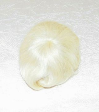 Vintage Stock Mohair Doll Wig Size 10/11 Babs Blonde Baby,  Boy Infant