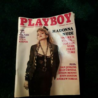 Playboy - Sept 1985 Back Issue Rare Featuring Madonna Very Rare