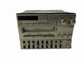 1986 - 1993 Mazda Rare Triple Stack Cassette Radio Stereo W Equalizer Dolby Bad