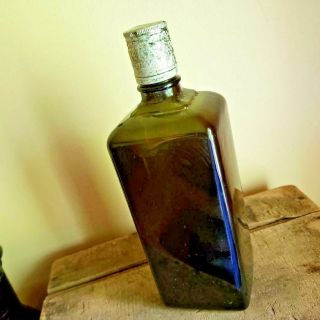 Rare Olive Green Black Glass Bottle Nikka Whisky Vintage Of Unknown Origin And Y