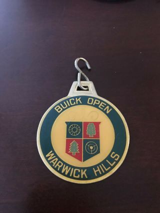 1986 Buick Open Pro - Am Metal Golf Bag Tag Very Rare