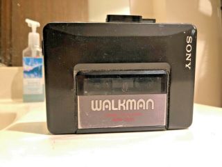 Vintage Sony Walkman Wm - 2011 Rare Black Stereo Cassette Player Tape -