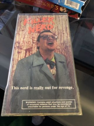Killer Nerd Vhs Horror Hollywood Home Entertainment Rare