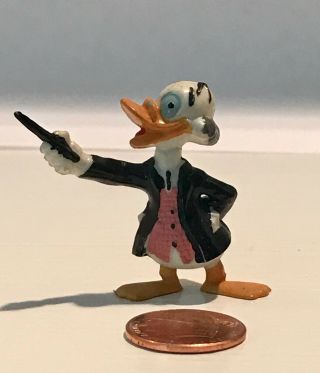 Disneykins Marx Disney Duck - Ludwig Von Drake (hand Painted) - Very Rare 1960s