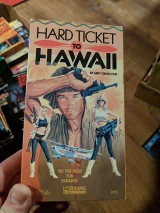 Hard Ticket To Hawaii Rare Action Cult B Movie Vhs Andy Sidaris -