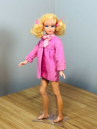 Vintage Barbie Dramatic Living Skipper Doll 1117 Or 1147 Honey Blonde