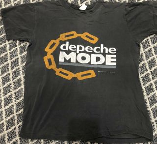 Vintage Depeche Mode T Shirt 1985 World Tour Rare