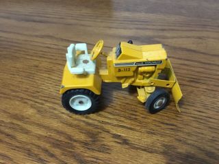Vintage - Rare - Ertl Allis Chalmers B - 112 1/16 Lawn Tractor With Movable Blade