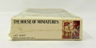 The House Of Miniatures Side Chair Set of 2 For Dollhouses 40007 3