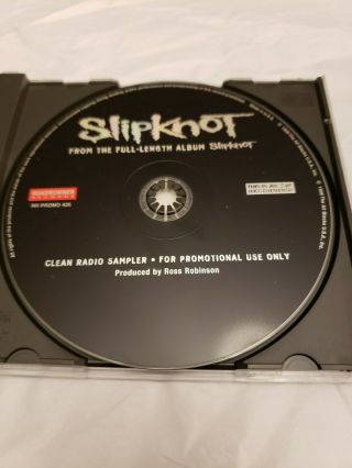 Slipknot Self Titled Radio Sampler 1999 Purity RR Promo 425 HTF Rare 2