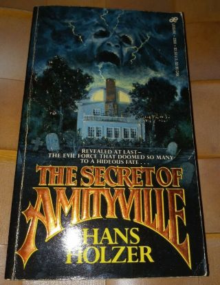 The Secret Of Amityville By Hans Holzer Rare Oop Vintage Horror Novel