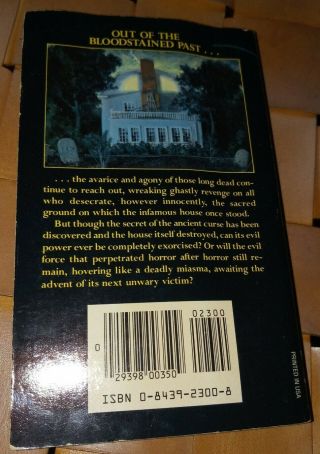 The Secret of Amityville by Hans Holzer rare oop vintage horror novel 2
