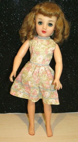 Vintage 1950s Honey Blond Vt - 18” Ideal Revlon High Heel Fashion Doll