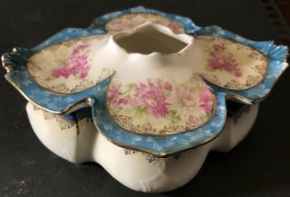 Rare Royal Vienna Sugar Bowl W/lid Floral Hand Painted Gold Trim - Estate