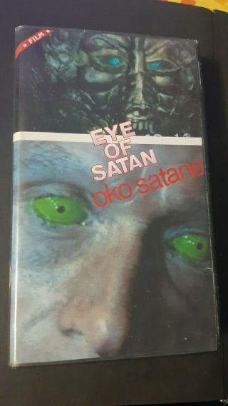 “the Eye Of Satan” Vhs Rare Horror Tape 1990