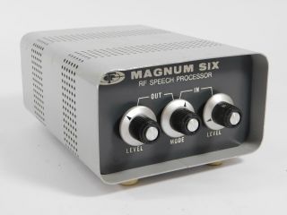 Magnum Six Ham Radio Rf Speech Processor W/ Collins Mechanical Filter (rare)