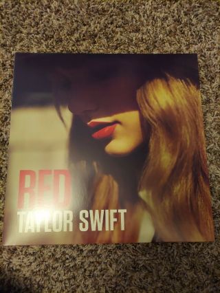 Taylor Swift - Red Vinyl Record 2 Lp Rare Gatefold Black