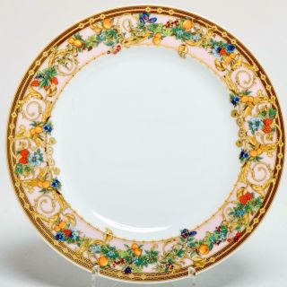 Versace Rosenthal Rare " Le Jardin De Versace " 9 " Salad Plate