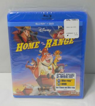 Disney Home On The Range Blu Ray Dvd 2 Disc Set - Rare Oop Slipcover Sleeve