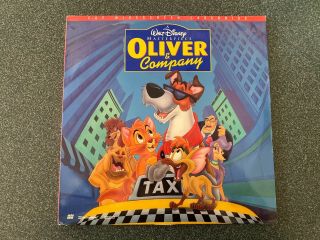 Oliver & Company Double Laserdisc Cav Widescreen Format Walt Disney Very Rare