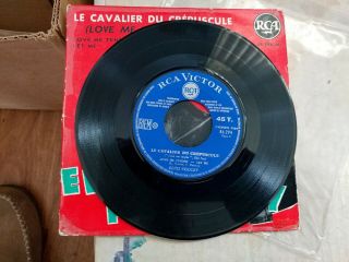Vintage Elvis Presley Rare French ep Love Me Tender in VG 2