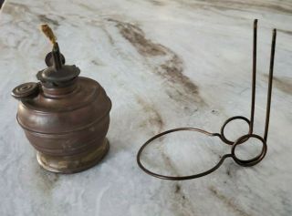 Antique Bridgeport Brass Co,  All Night Oil Burner Lantern 2