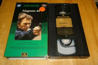 Magnum Force (vhs,  1981) Clint Eastwood Action Dirty Harry Rare Spanish Cover Art